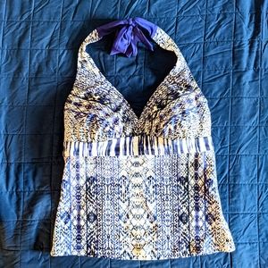 Athleta Tankini Swim Top Size 34 D/DD